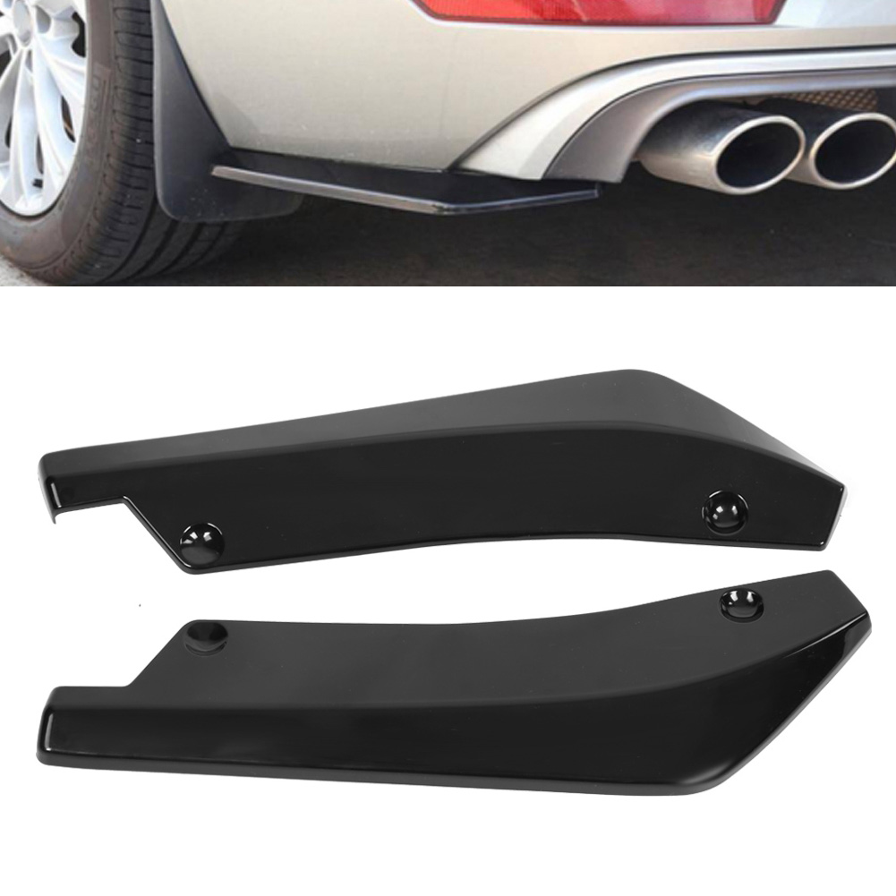 US Universal Car Rear Bumper Lip Splitter Diffuser Chin Spoiler Canard Deflector