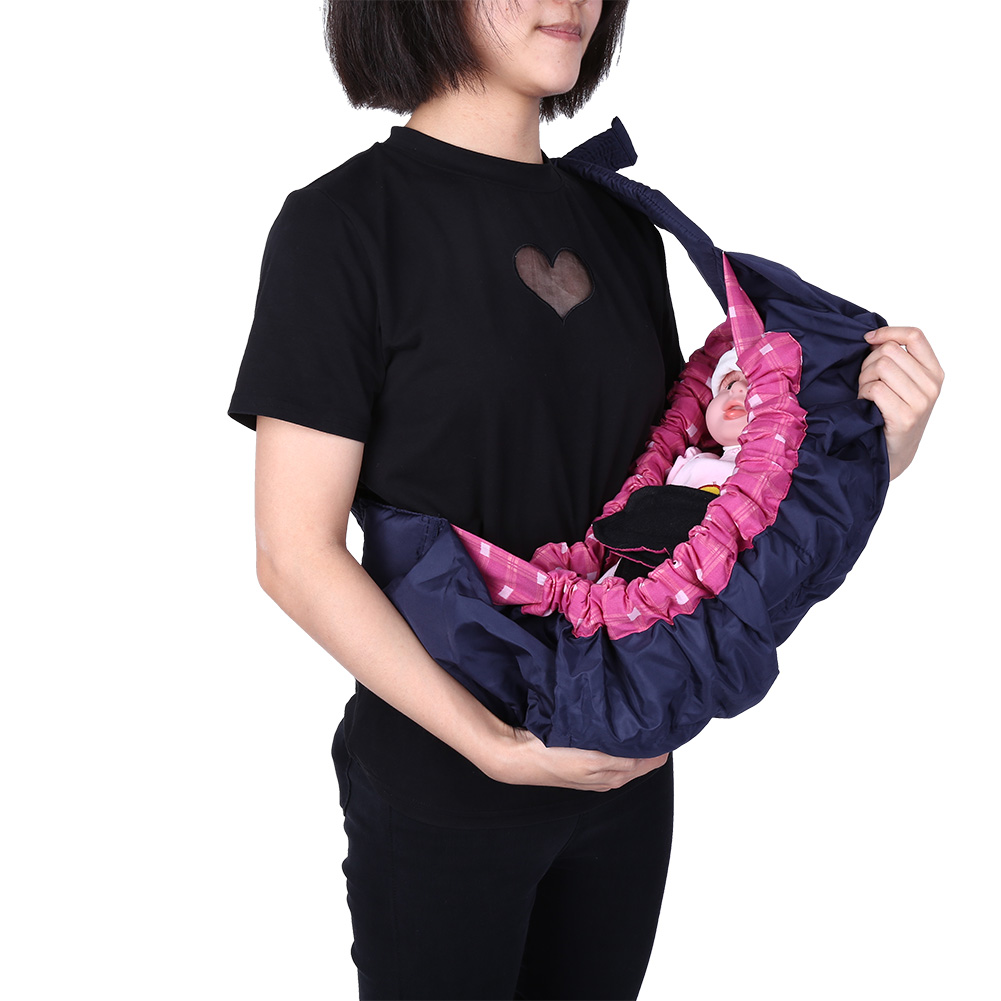 Adjustable Side Carry Economic Newborn Baby Wrap Carrier Front Face