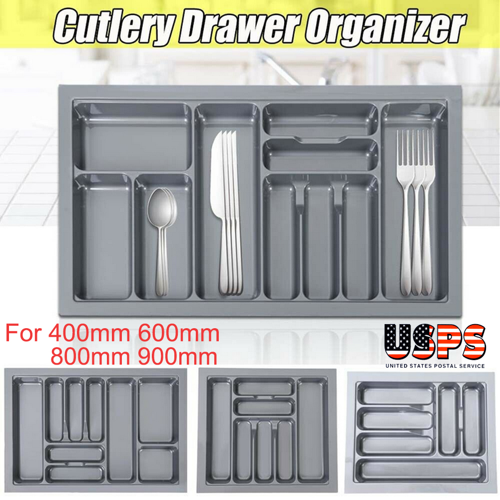 Cutlery Tray Insert Holder Cabinet For 40 90cm Kitchen Drawer