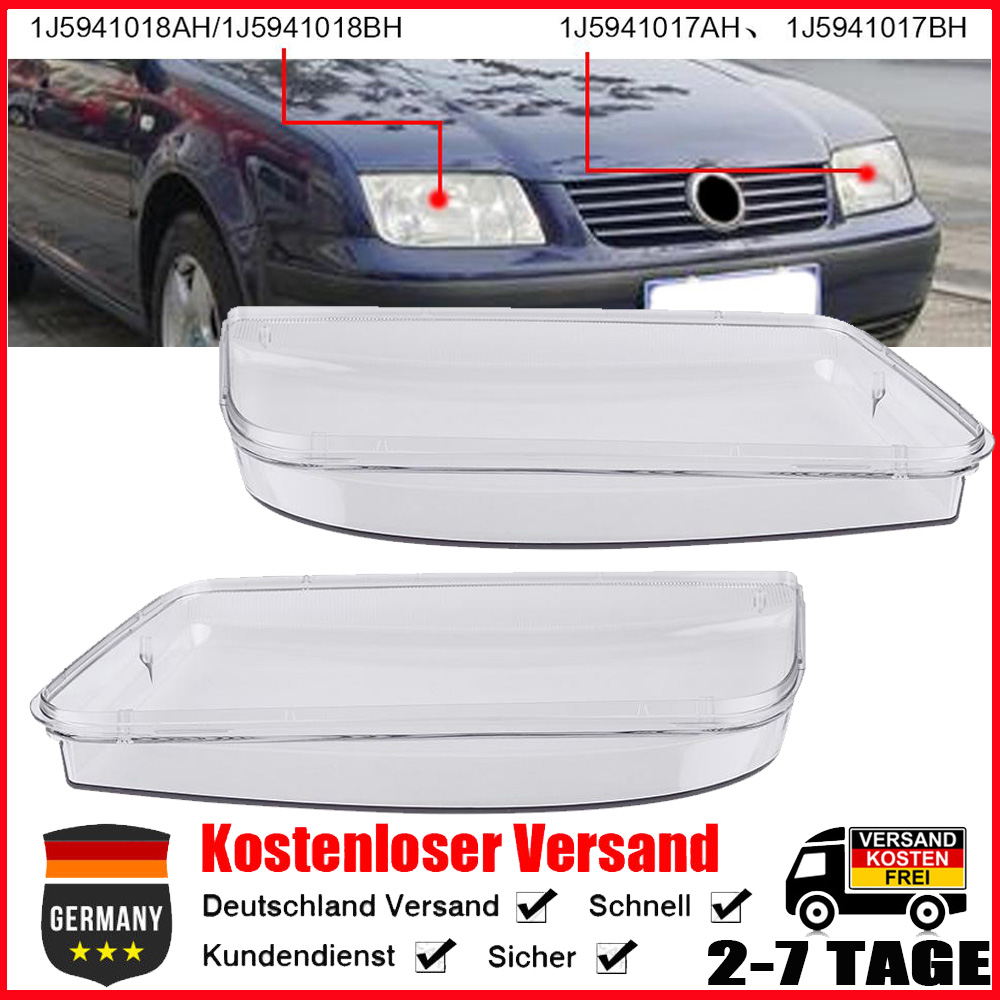 2xScheinwerferglas F. VW Bora Jetta MK4 Bora 9904