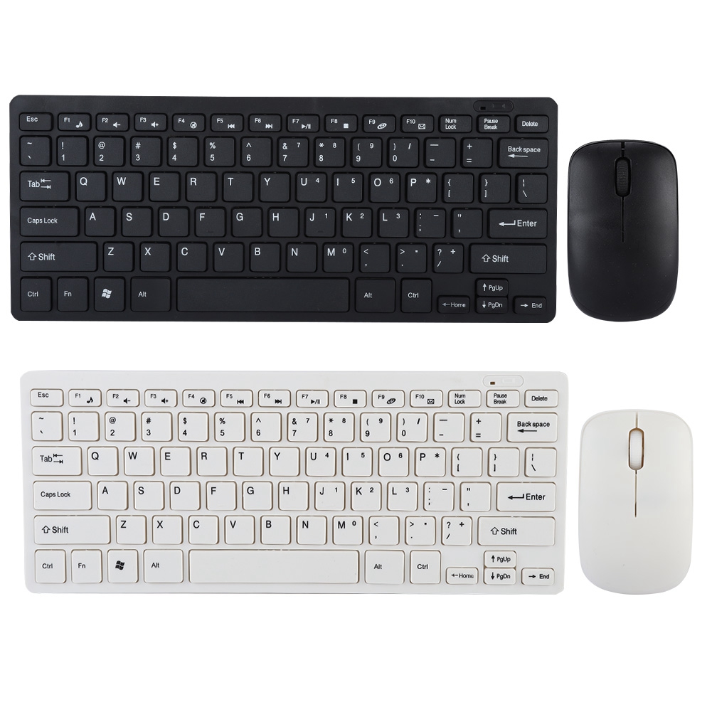 Wireless Keyboard And Mouse Combo Set 2.4GHz For Win 7//8//10 PC Full Size Slim MF
