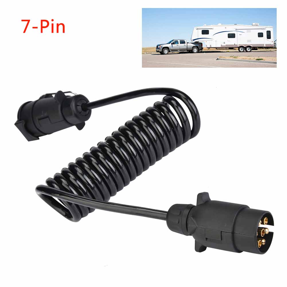 9 8 Ft Foot 7 Pin Trailer Cord Wire Harness Light Plug