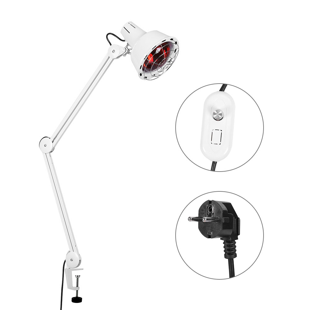Wärmelampe Wärmestrahler Infrarotlampe Rotlichtlicht Lampe Tischklemme DEAR