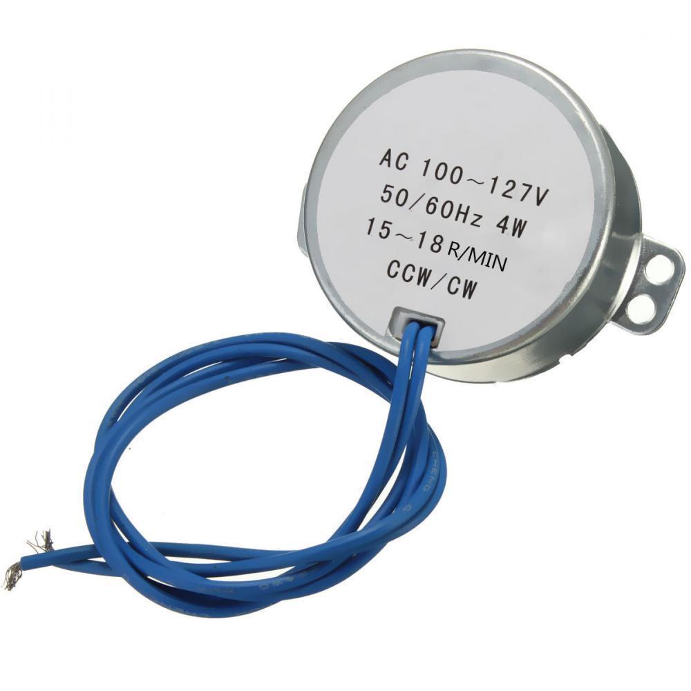 AC 100-127V Synchronous Motor 2.5-3 RPM 4W CCW/CW ...