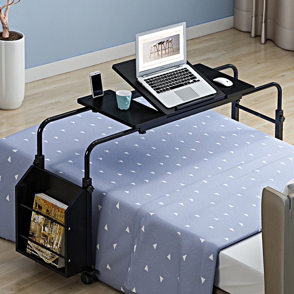 Adjustable Laptop Cross Bed Computer Table Desk Furniture W/Storage Box Wheels eBay Adjustable Laptop Cross Bed Computer Table Desk Furniture W/Storage Box Wheels eBay