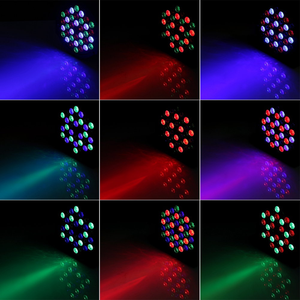 36LED RGB Bühnenbeleuchtung Stagelampe DMX512 Lichteffekt Strahler Party GB