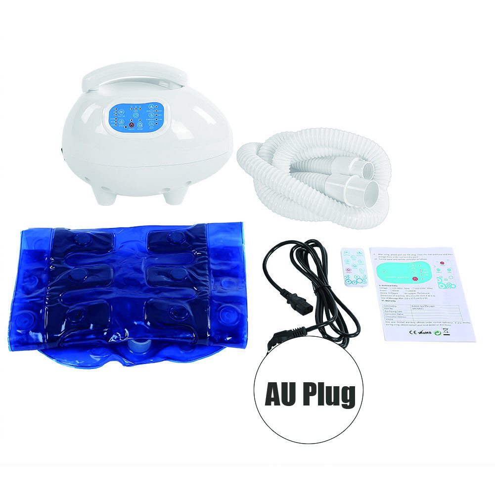 Portable Hydrotherapy Bubble Bath Spa Machine Tub Massage Mat Body Care