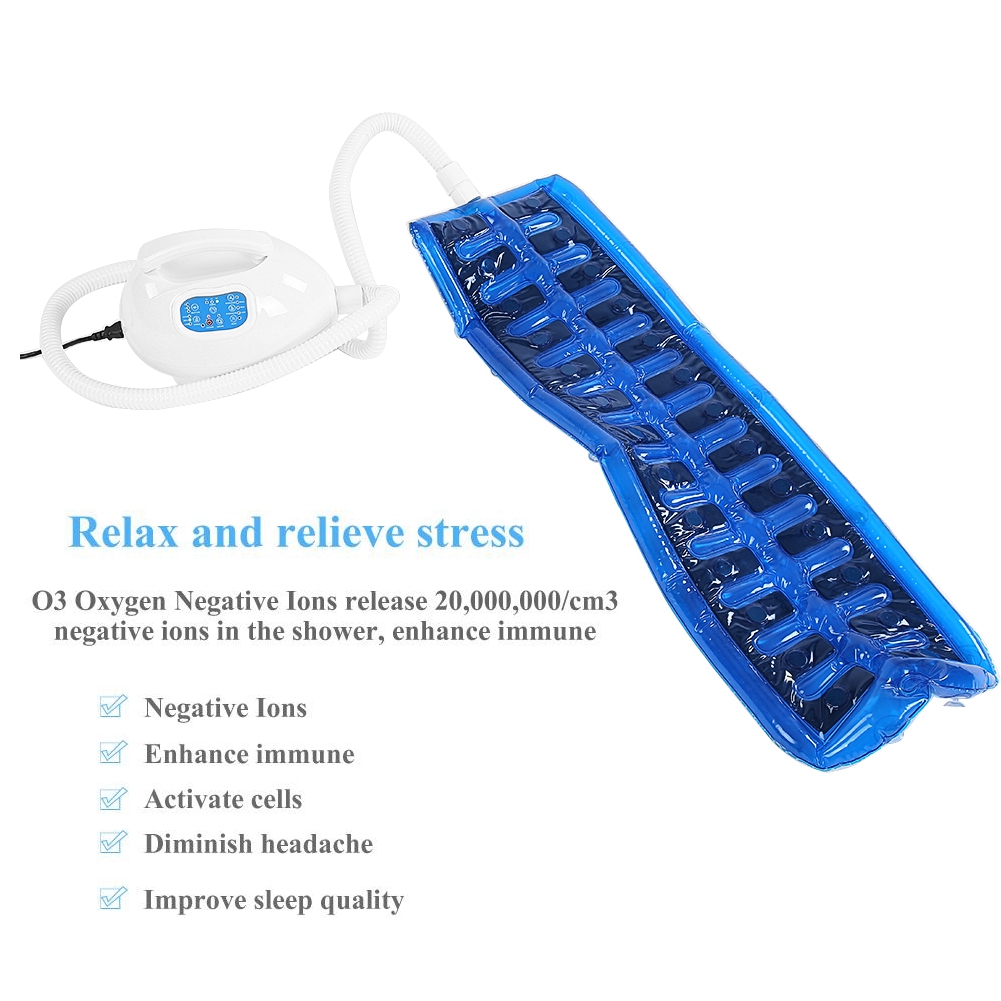 Portable Hydrotherapy Bubble Bath Spa Machine Tub Massage Mat Body Care