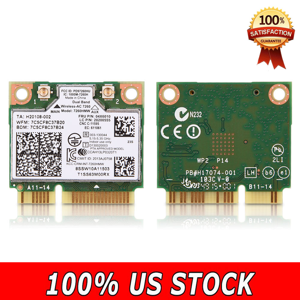 Dual Band Intel Wireless Ac 7260ngw Wifi Bt Card Tool For Lenovo T440 T440s Ngff Network Cards Computer Components Parts