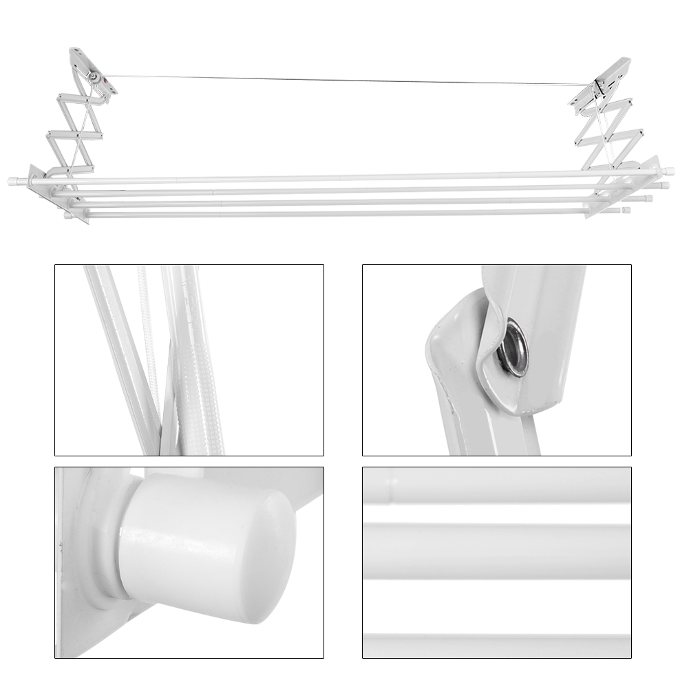 New Adjustable Clothes Ceiling Pulley Airer Dryer Drying Rack Drying