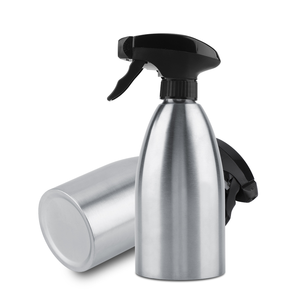 Stainless Steel Oil-Spray Bottle Kitchen Olive Oil Sprayer for BBQ Stainless Steel Oil Spray Bottle