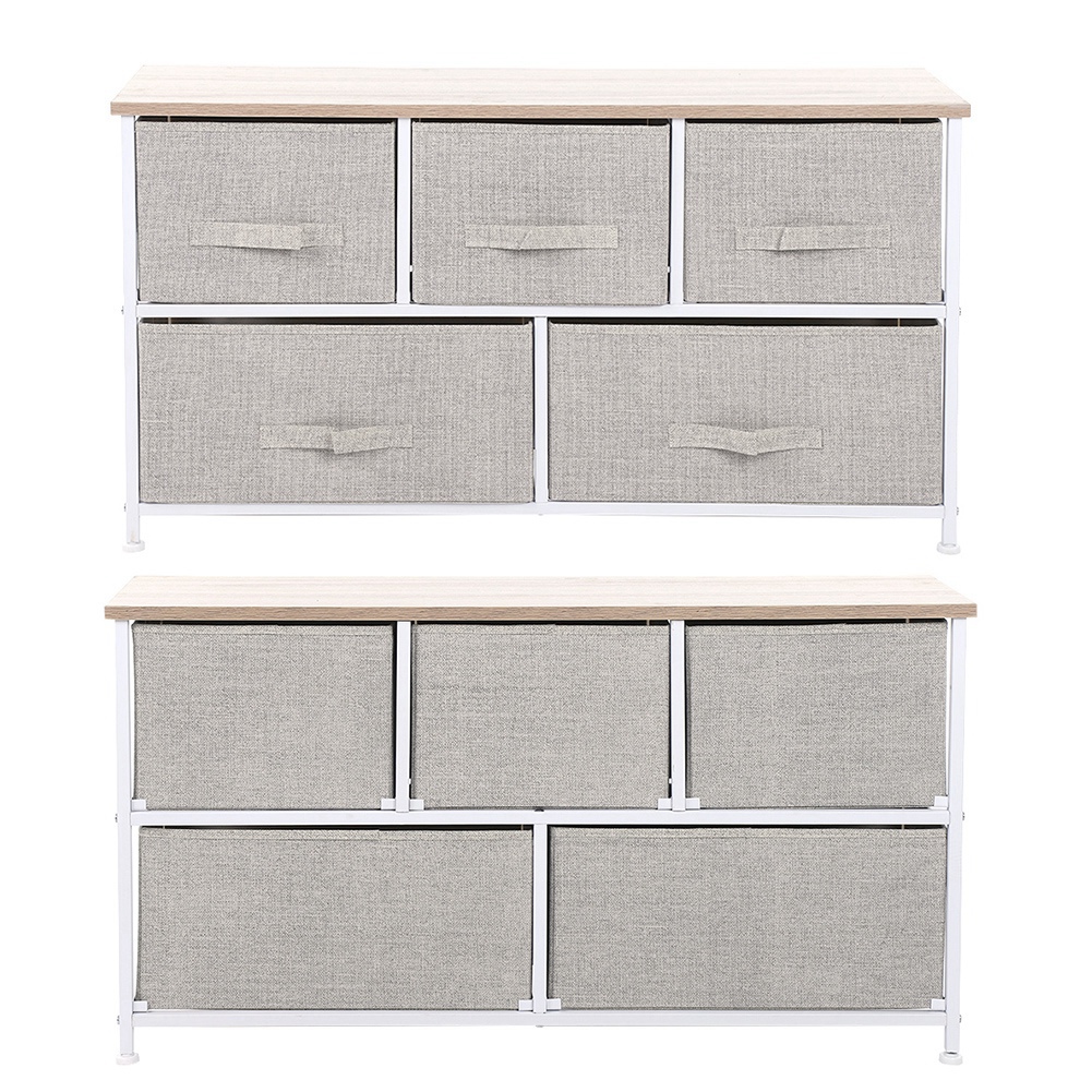 Drawer Dresser Bedroom Storage Fabric Furniture Modern