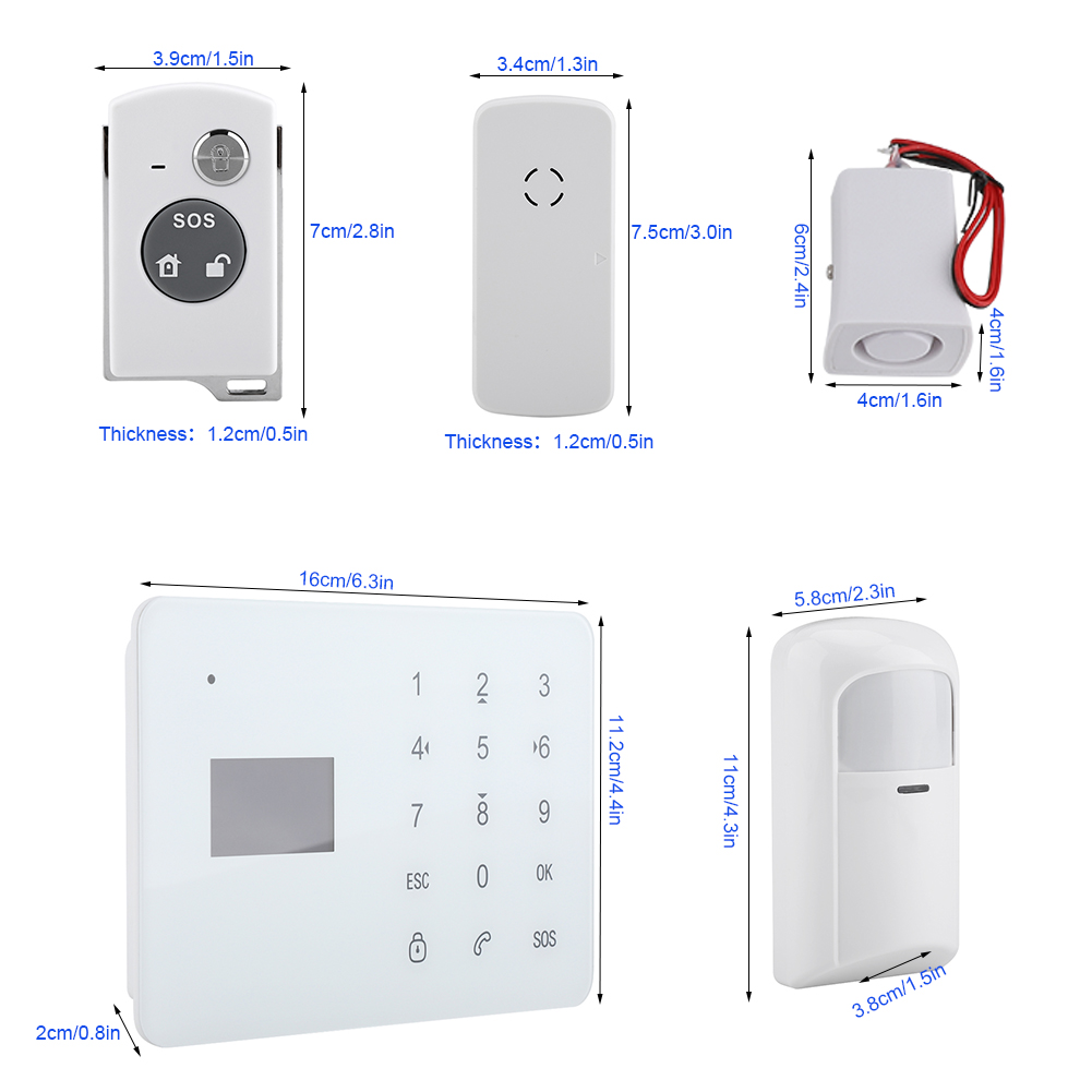 YA-700 Wireless GSM Remote Control Home Security Alarm ...