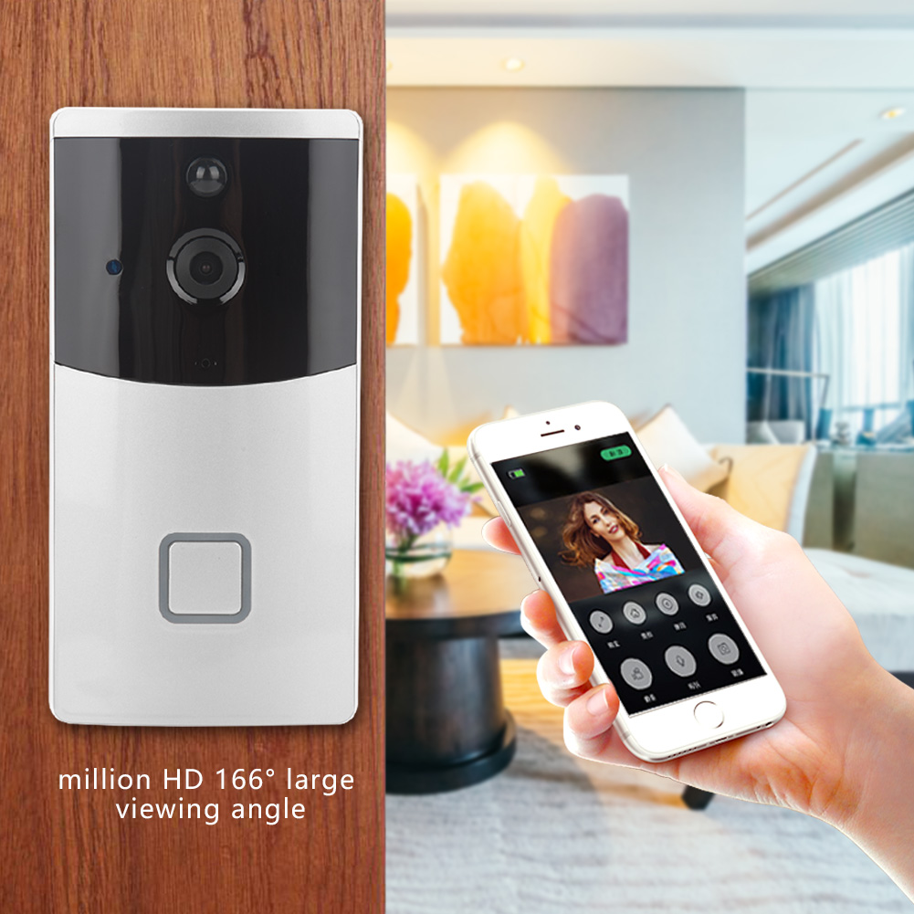 Smart Wireless WIFI Doorbell HD Video Camera Ring Motion ...