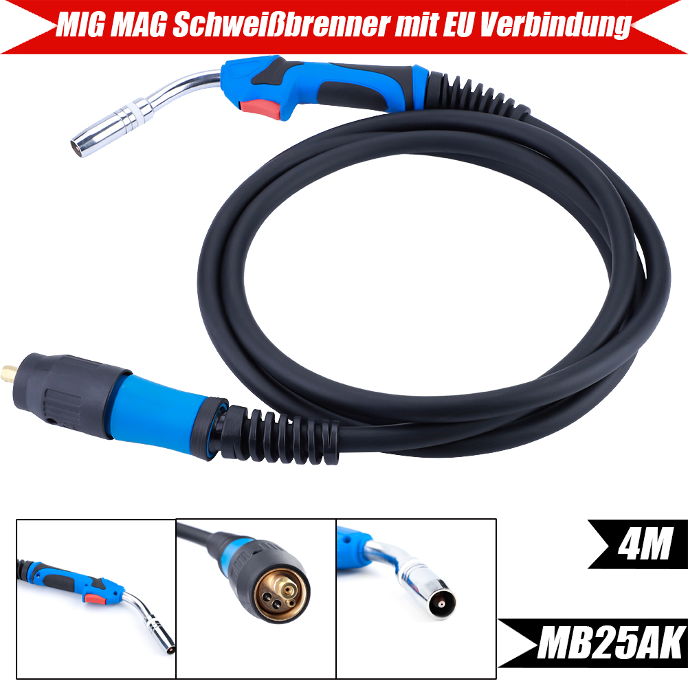 Schweißbrenner MB15//25 3//4m Schlauchpaket MIG//MAG Brenner Schutzgas Schweißgerät