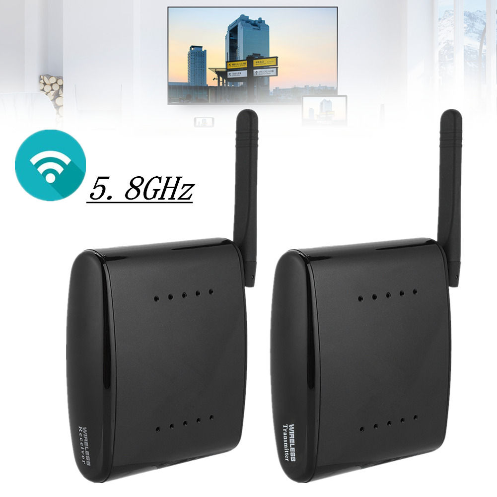 5,8 GHz AV Videosignal Sender Empfänger Wireless Audio Video HDMI Transmitter☆
