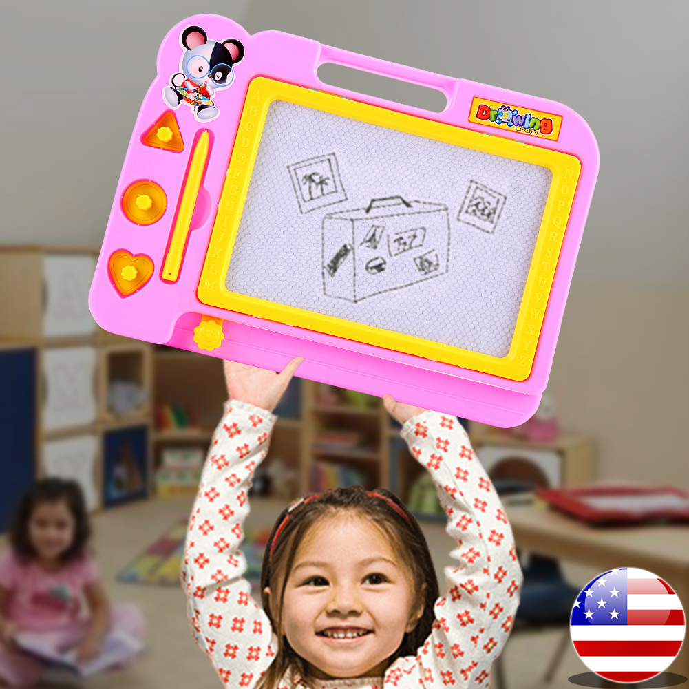 Kids Magnetic Drawing Board with Pen Writing Sketch Educational