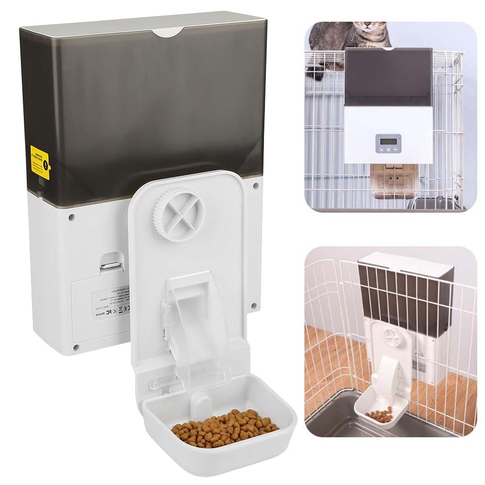 Automatic Pet Feeding Fixed Bowl Cage Food Water Feeder For Dog