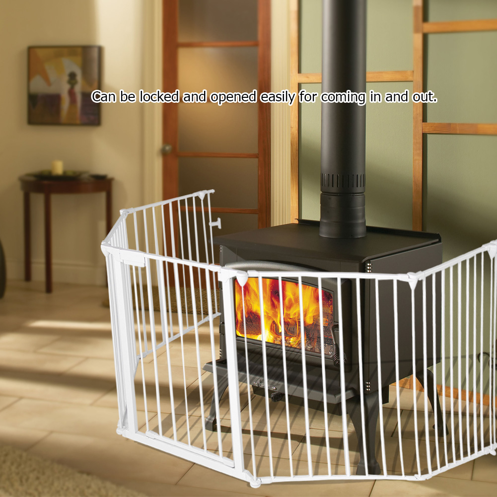New Baby Child Safety Hearth Gate Bbq Metal Fire Gate Fireplace