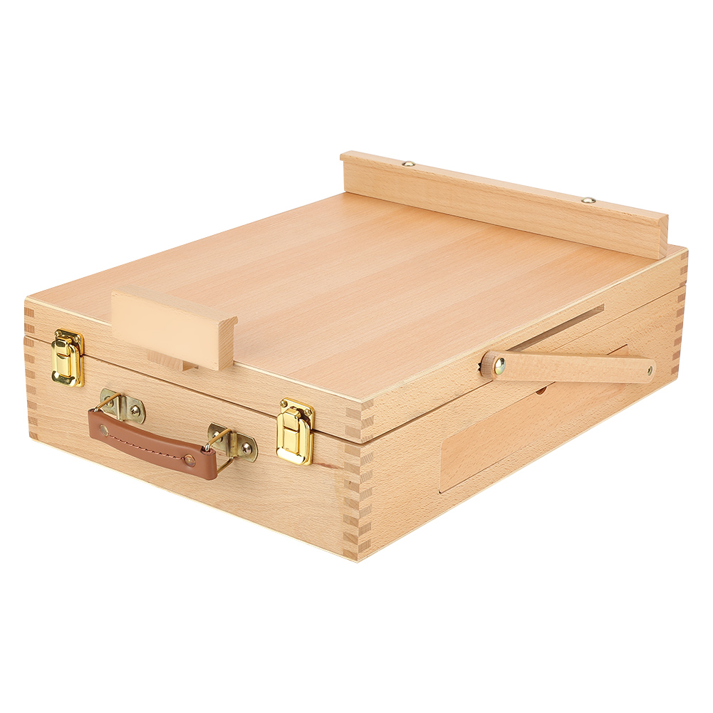 Versatile Artist Wood Table Top Desk Painting Easel Drawer Sketch Box