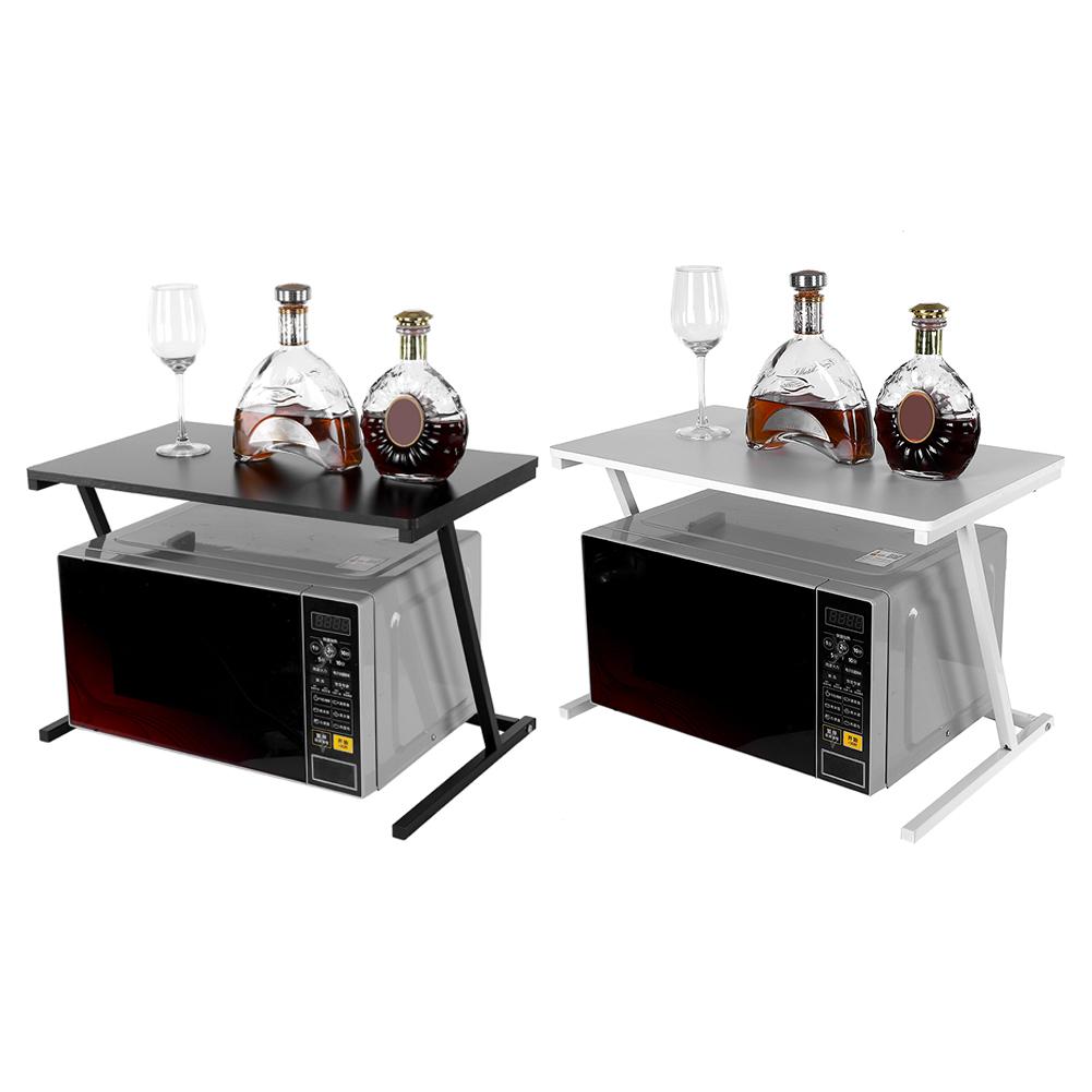 2 Ablage Küchenregal Mikrowellenhalter Küchenschrank Standregal