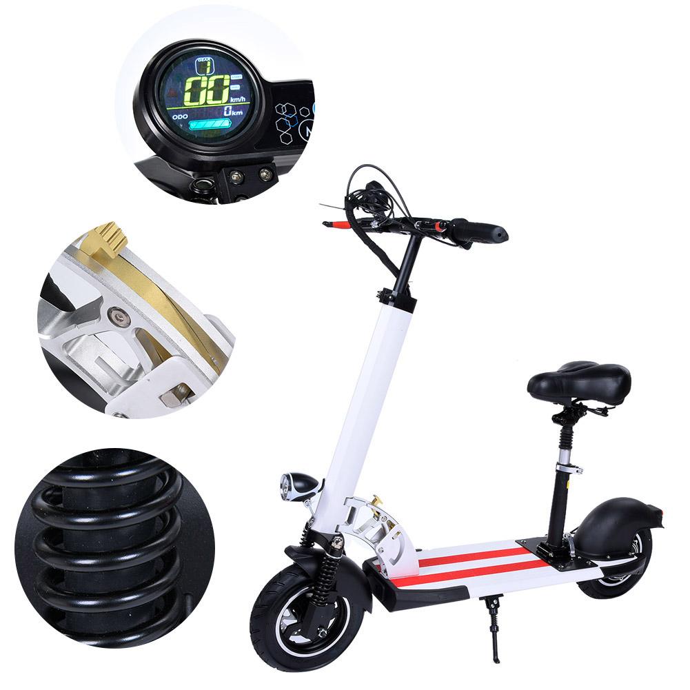 10inch 2 Wheel Adult Electric Bike Scooter Balance Foldable Mini Walker