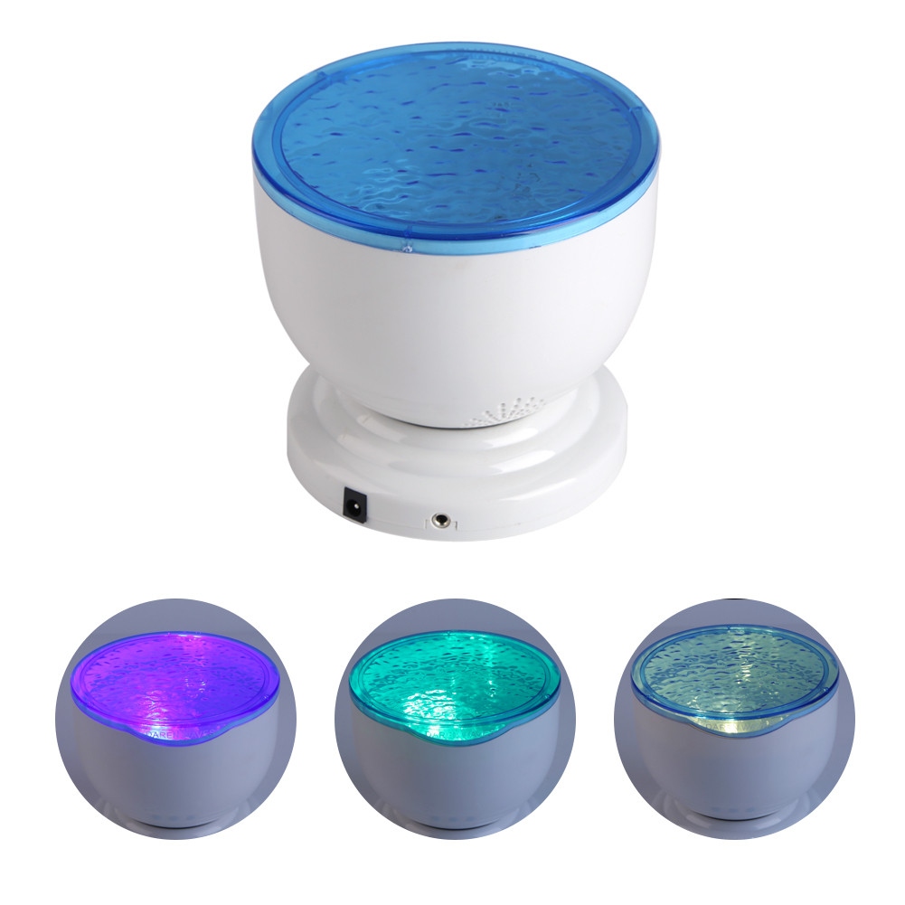 Gift Ocean Waves LED Light Projector Music Speaker Water Ceiling ...