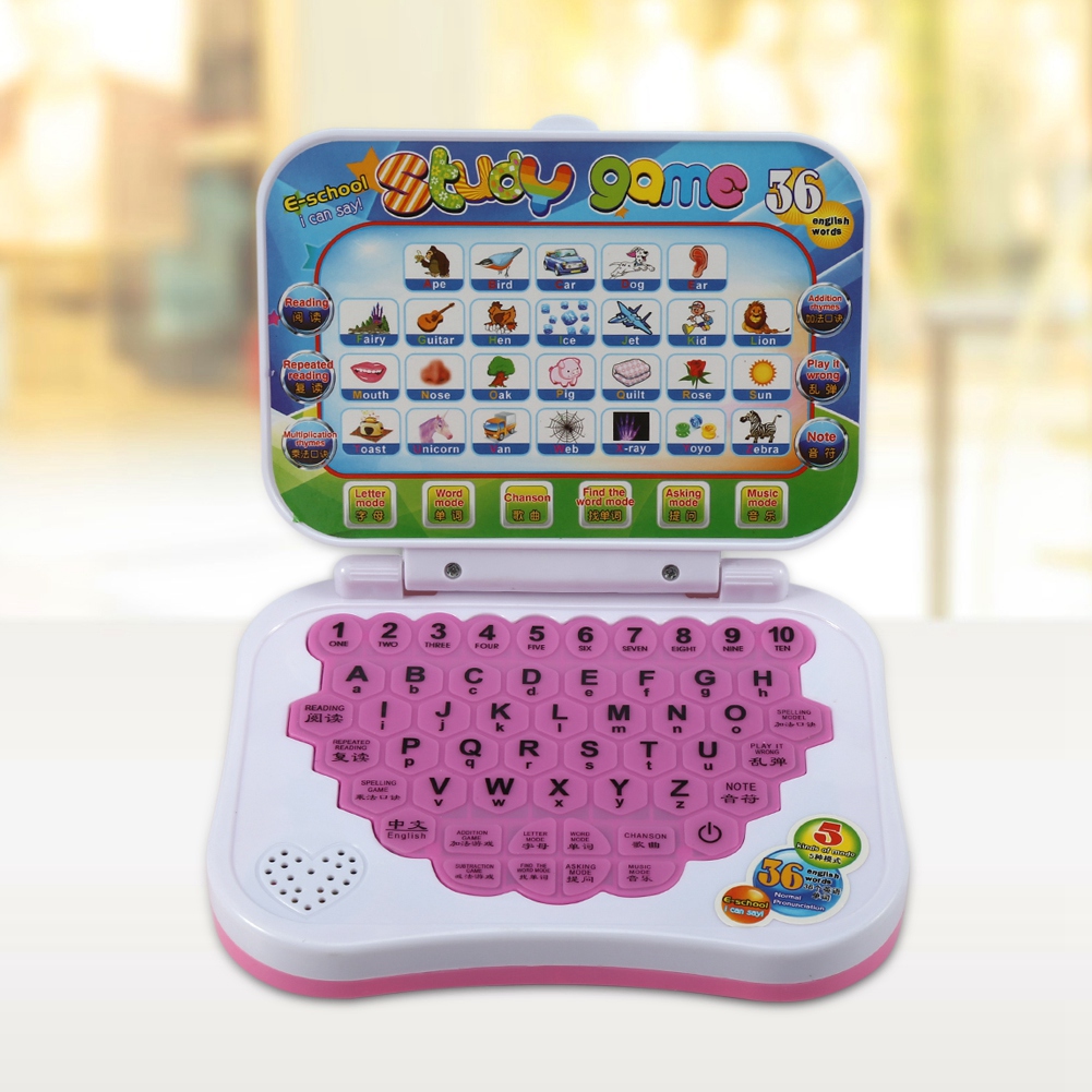 Baby Computer Laptop Tablet Toy Children Educational Early Learning ...