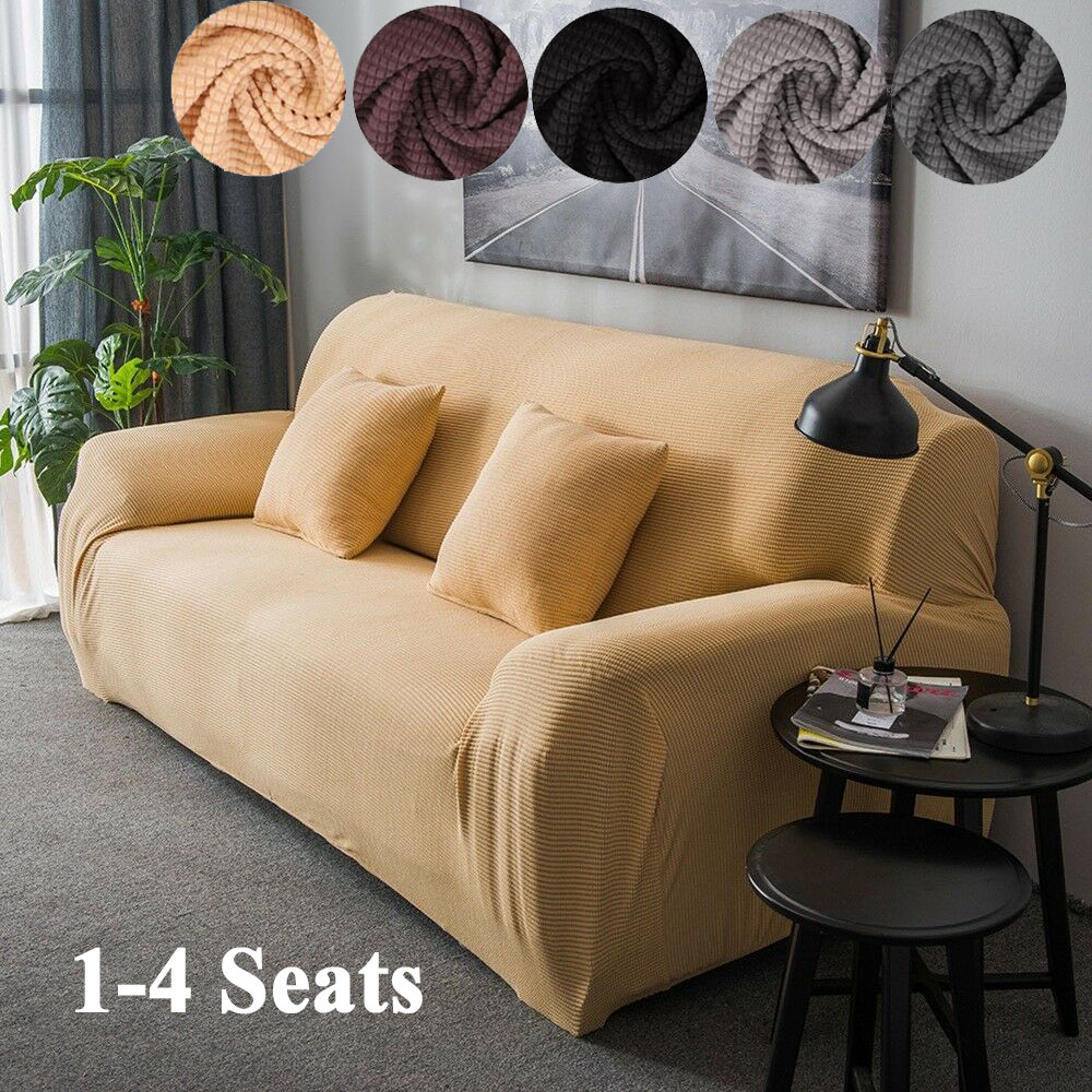 Sofa Cover 1-2-3 Seater soft stretchable Couch Protector #1 best Slipcover