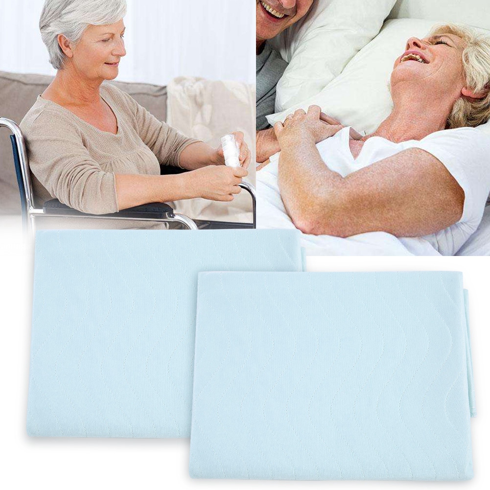 2x Reusable Washable Underpad Incontinence Bed Wetting Pads Sheet