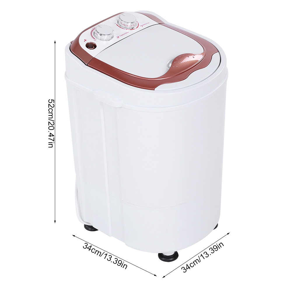 4.4LBS Portable Washing Machine Compact FullAutomatic Laundry Washer