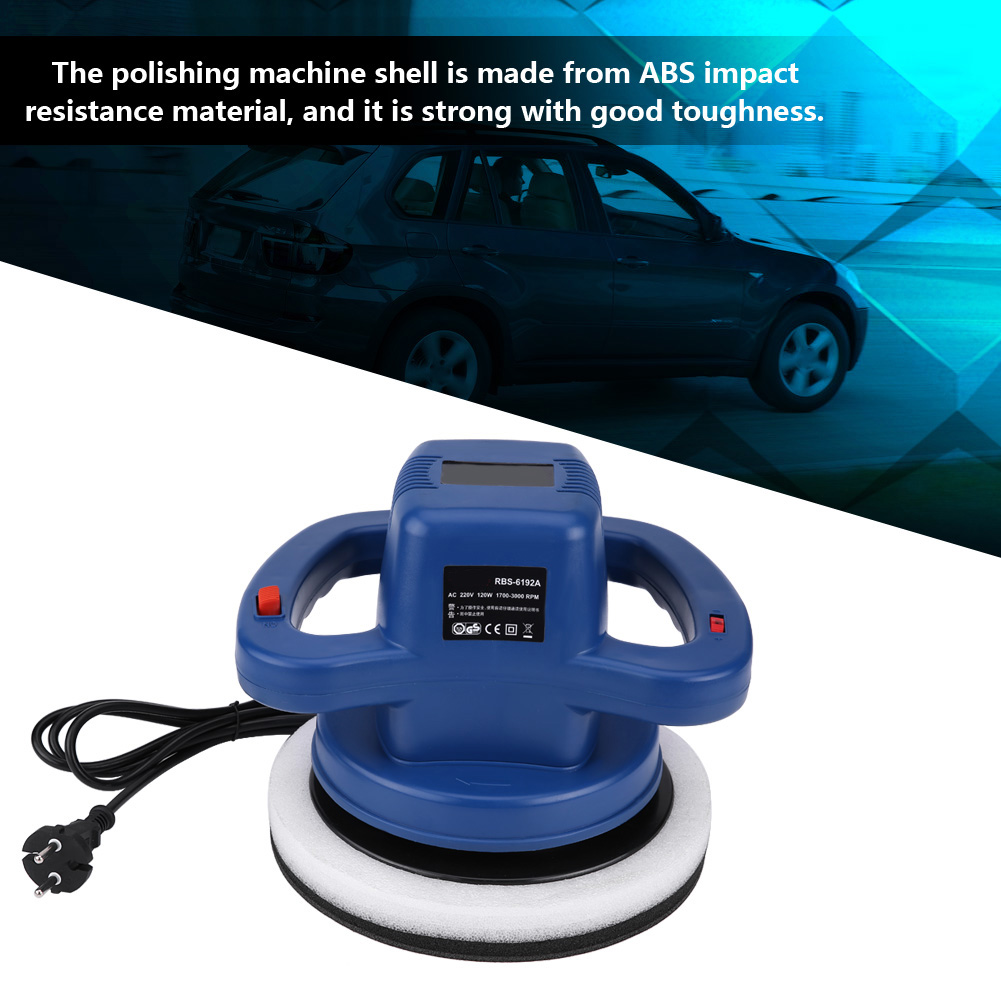120W Orbital Electric Car Polisher Buffer Sander Van Polishing 240mm