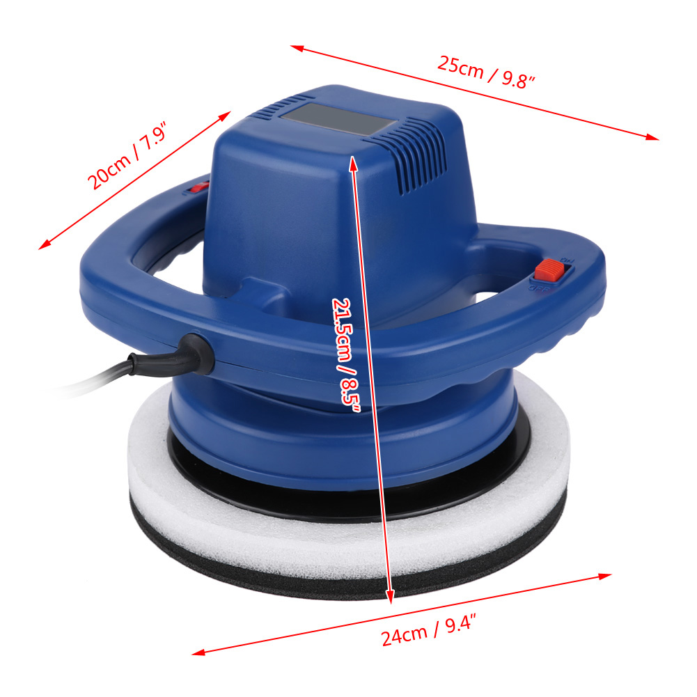 120W Orbital Electric Car Polisher Buffer Sander Van Polishing 240mm ...