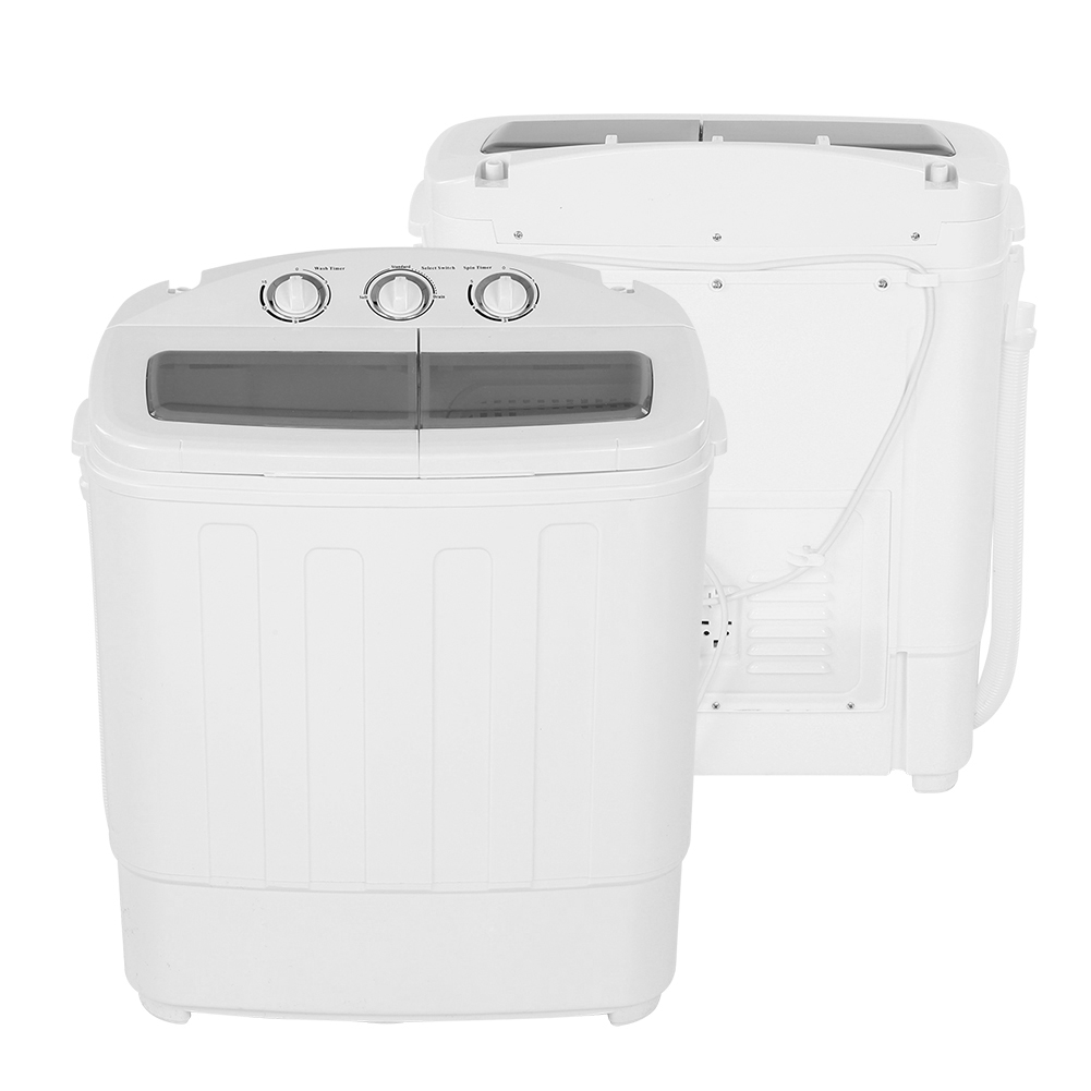 Generic Tragbar Kleine Waschmaschine Camping Waschmaschine Waschautomat mit Dehydration 6kg