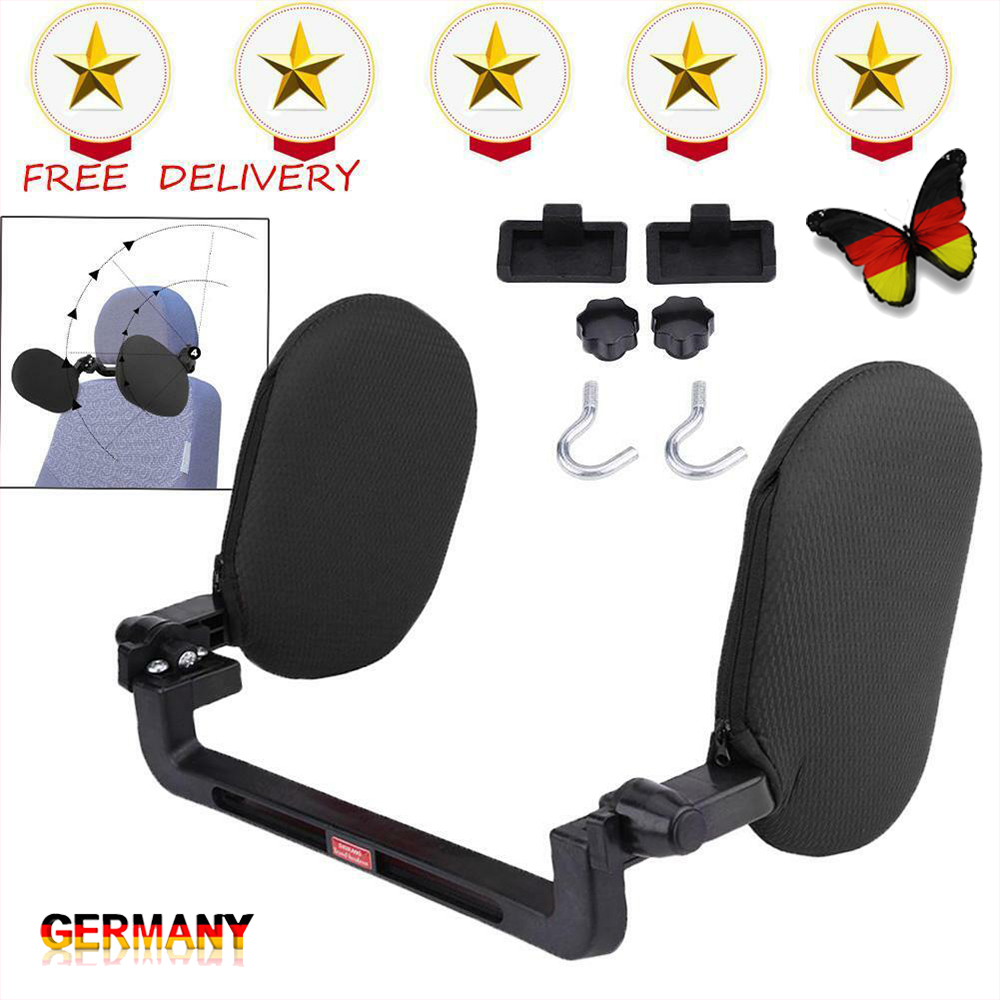 Auto Nackenkissen mit Memory Schaum,Nackenst/ützen f/ür Autositz Kopfst/ütze Grau