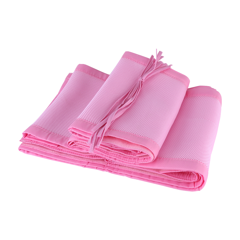 Safety Panel Bumper Nursery Bedding Breathable Mesh Crib Liner Baby Cot
