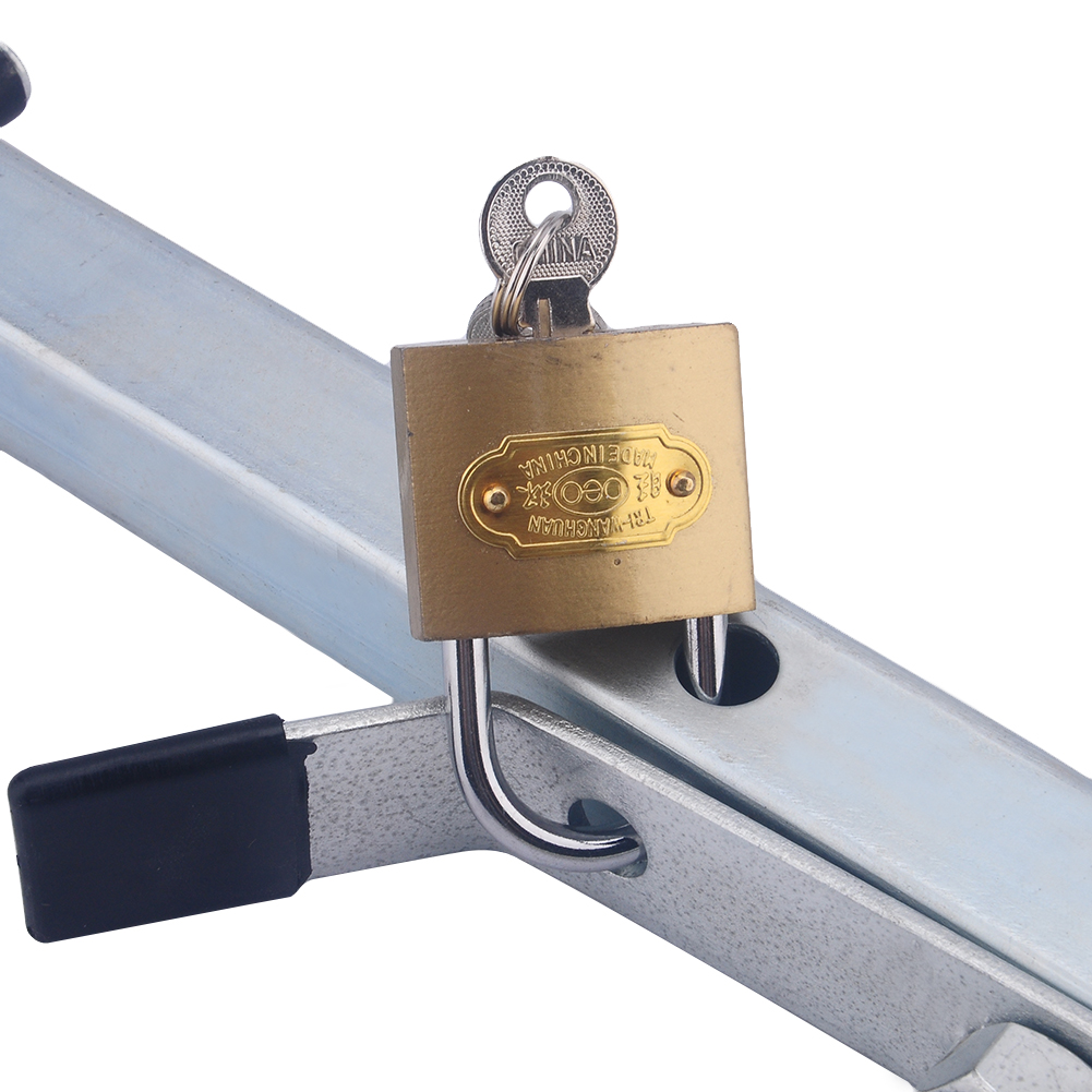 Universal 2pcs Ladder Roof Rack Extension Clamps Ladders Locks Padlock NEW eBay