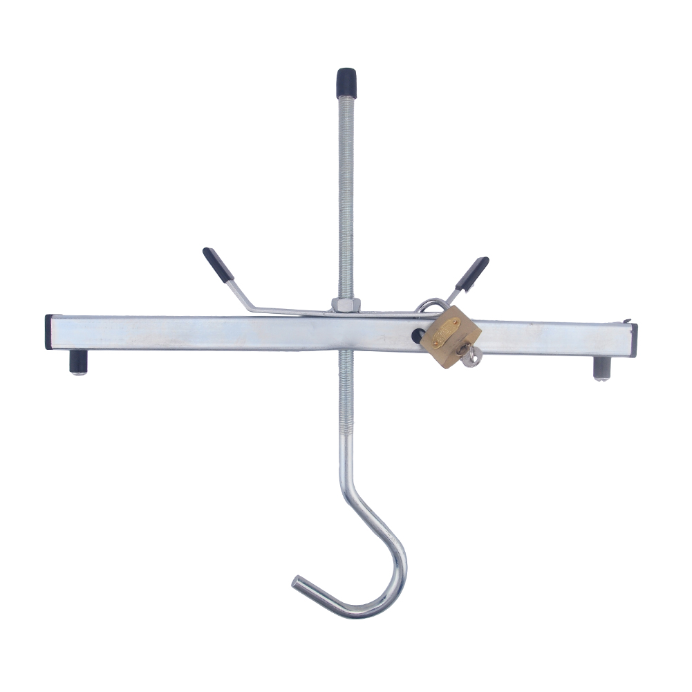 Quick Lock/Release Steel Ladder Clamp With 2 Padlocks Kit For Securing Ladders eBay