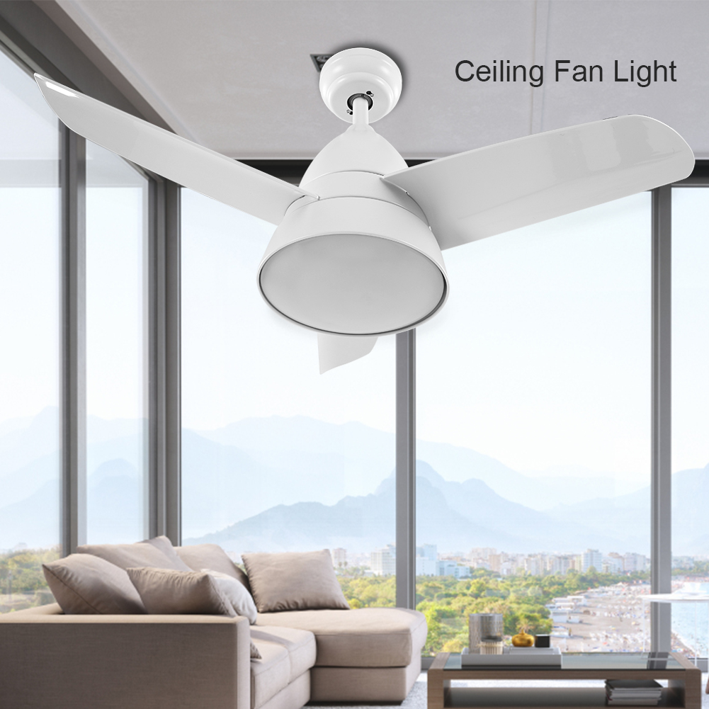 Raum Ventilator LED Deckenventilator mit Fernbedienung Licht Wind