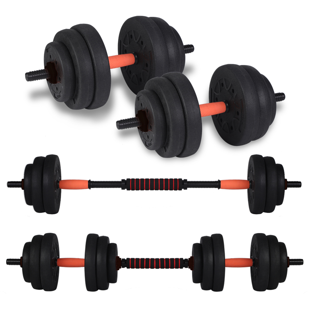 Weights Set, 40kg Dumbbell Barbell Set Weight Lifting Fitness Training ...