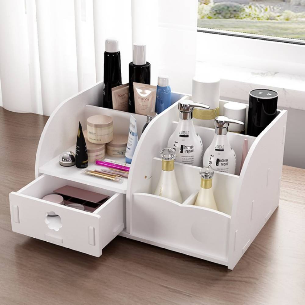 Desk Tidy Organiser Caddy Pen Holder Tidy Make Up Cosmetic Storage