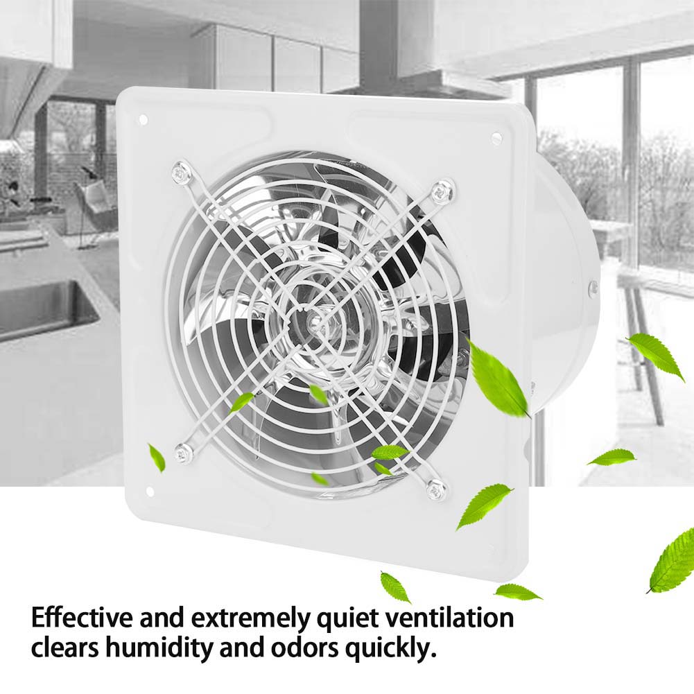 Details About 6in 40w Super Quite Wall Exhaust Fan Bathroom Kitchen Garage Ventilation Vent Us