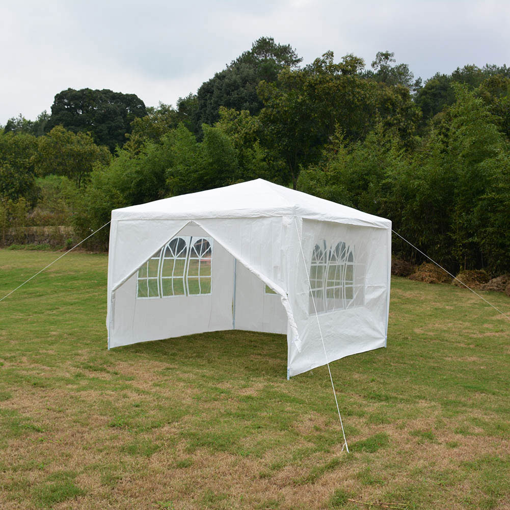 Faltzelt Partyzelt Gartenpavillon Festzelt 3x3m 3x6m Faltpavillon Zelt Weiß DM 1