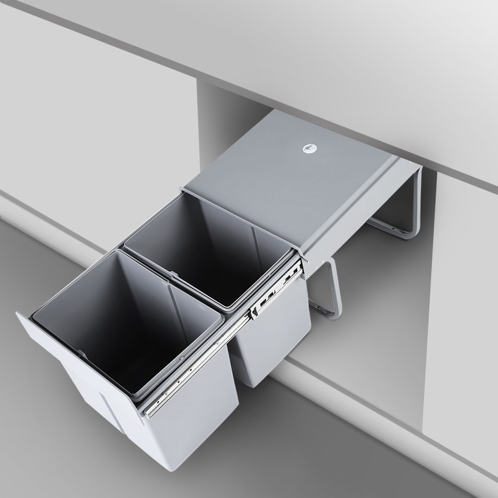 Abfallbehälter Küchenschrank Einbau-Mülleimer Mülltrennung 30L Eimer