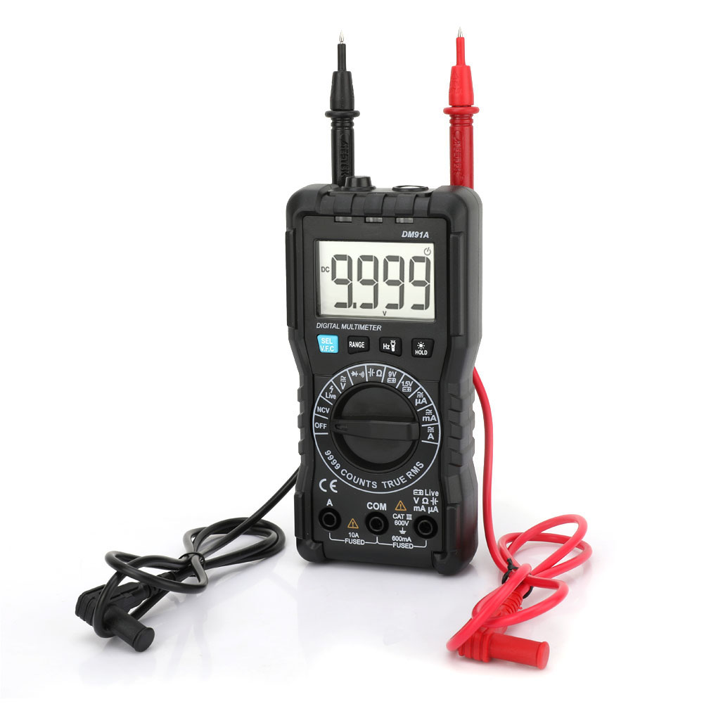 DM91A 9999 Handheld Auto Range NCV VFC Digital Multimeter AC/DC Voltage