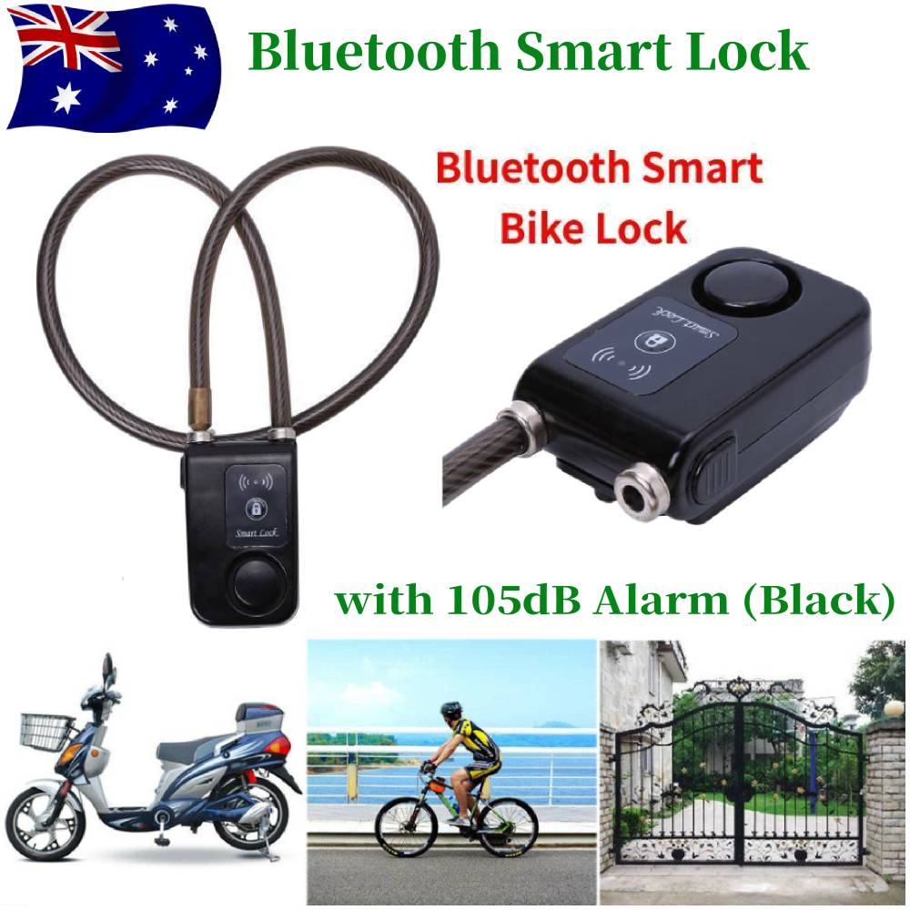 smart bike lock alarm