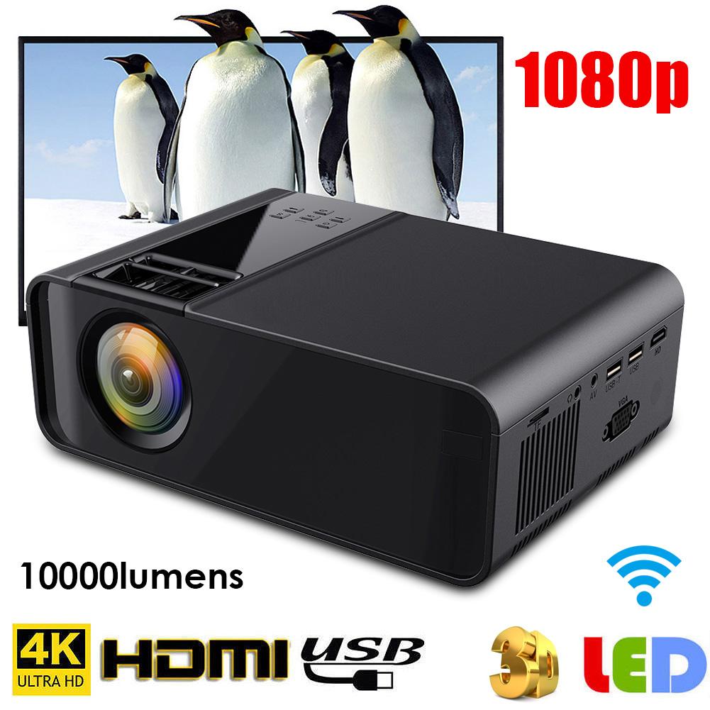 10000 Lumens 4K 1080P Mini Projector WIFI Android Home Theater Cinema USB - Picture 19 of 72