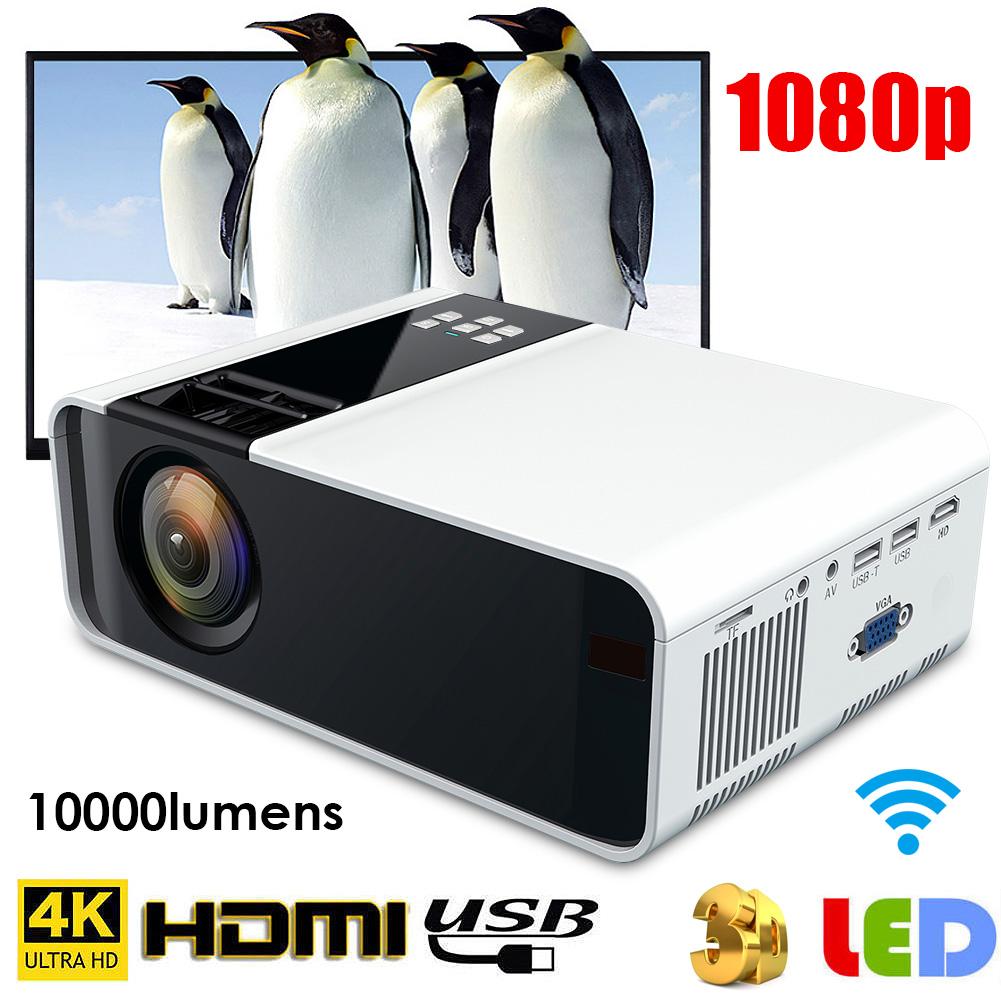 10000 Lumens 4K 1080P Mini Projector WIFI Android Home Theater Cinema USB - Picture 22 of 72