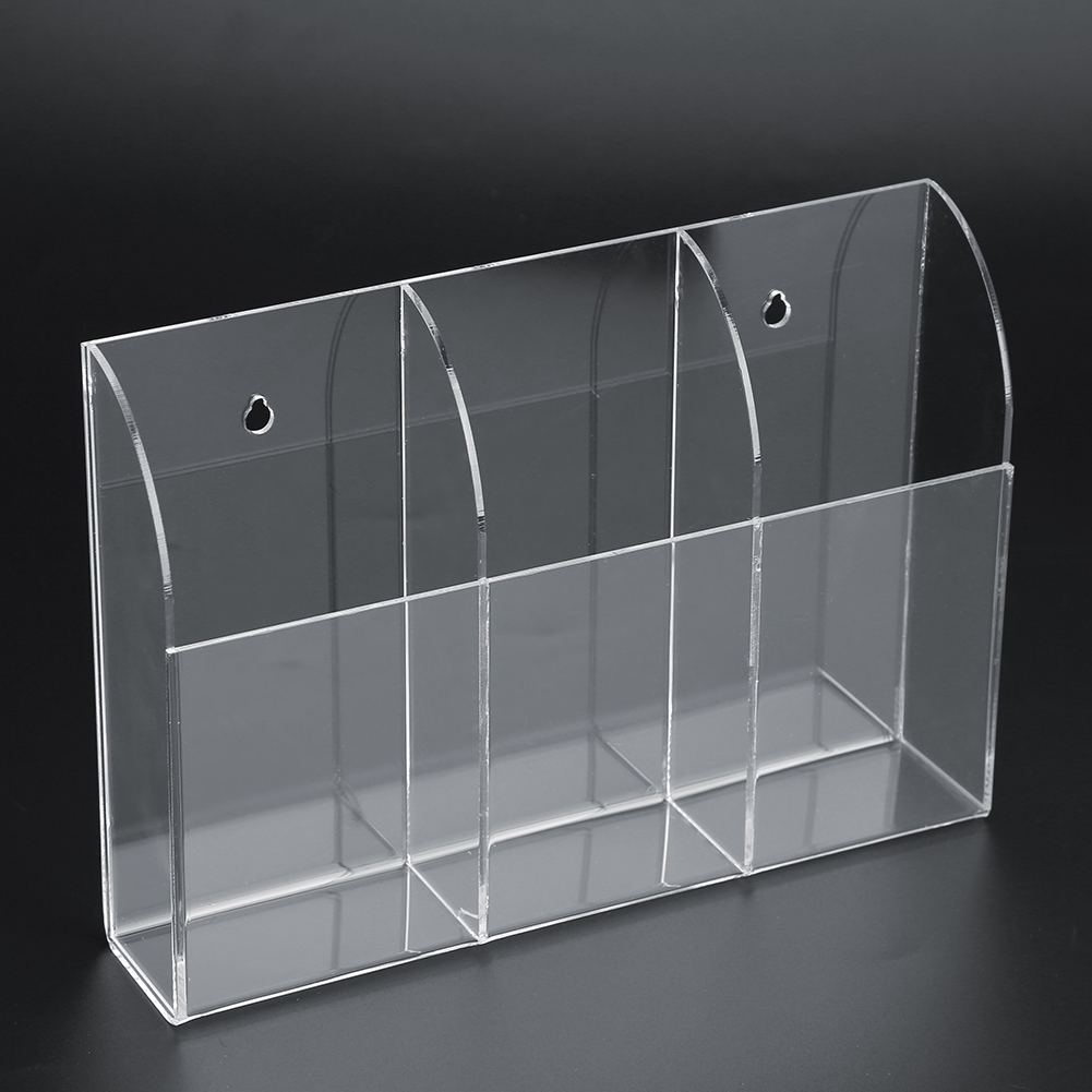1/2/3/4 Case Acrylic TV Air Conditioner Remote Control Holder Case Storage Box 