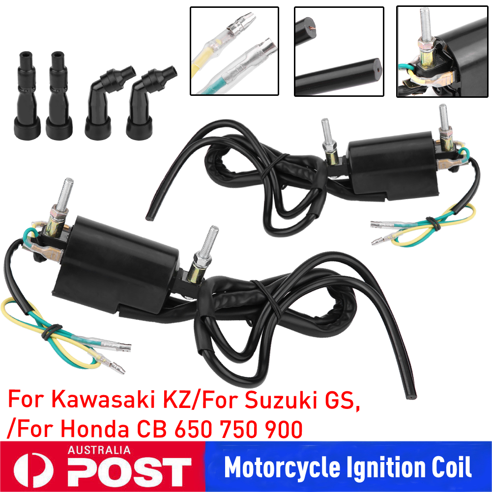 Fit For Kawasaki KZ Suzuki GS Honda CB 650 750 900 Motorcycle Ignition Coil Set